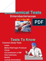 Biochemical Tests in Enterobacteriaceae