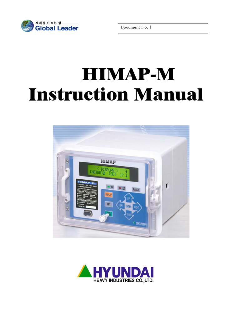 HIMAP-M Instruction Manual Guide | PDF | Menu | Menu (Computing)