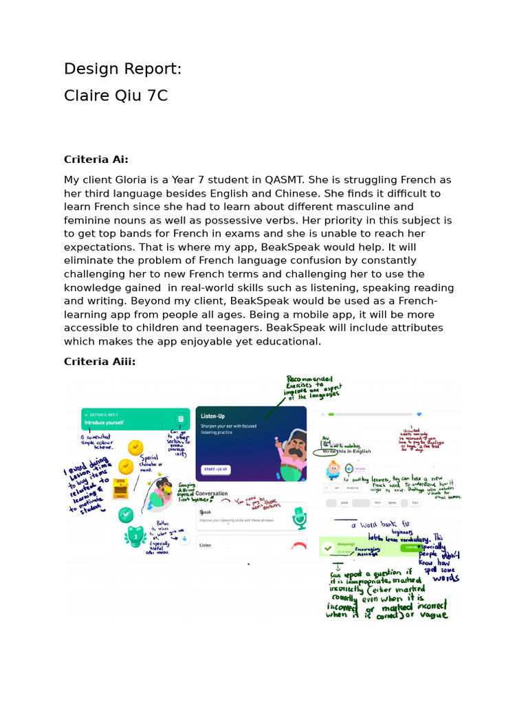 Design Article of A Mobile Learning App The Cycles of Design | PDF ...