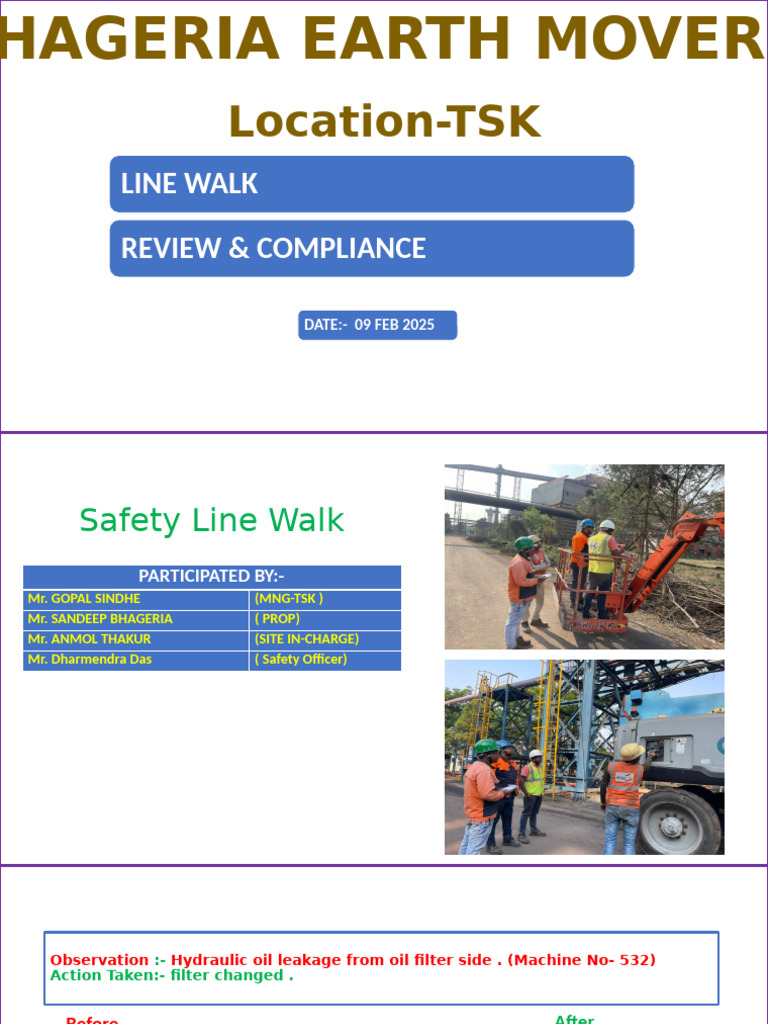 Line Walk FEB-2025 | PDF