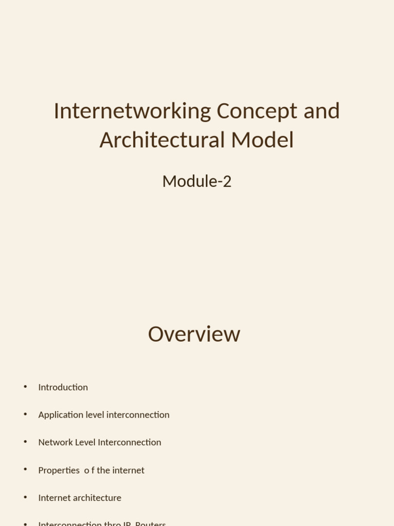 Module 2 | PDF | Computer Network | Router (Computing)