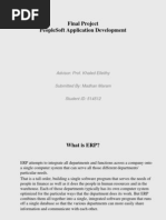 Final Project Peoplesoft Application Development: Advisor: Prof. Khaled Elleithy