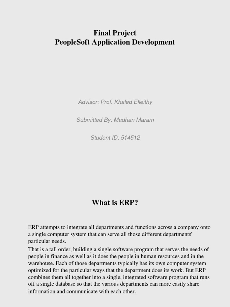 PeopleSoft Application Development Guide | PDF | Application Software ...