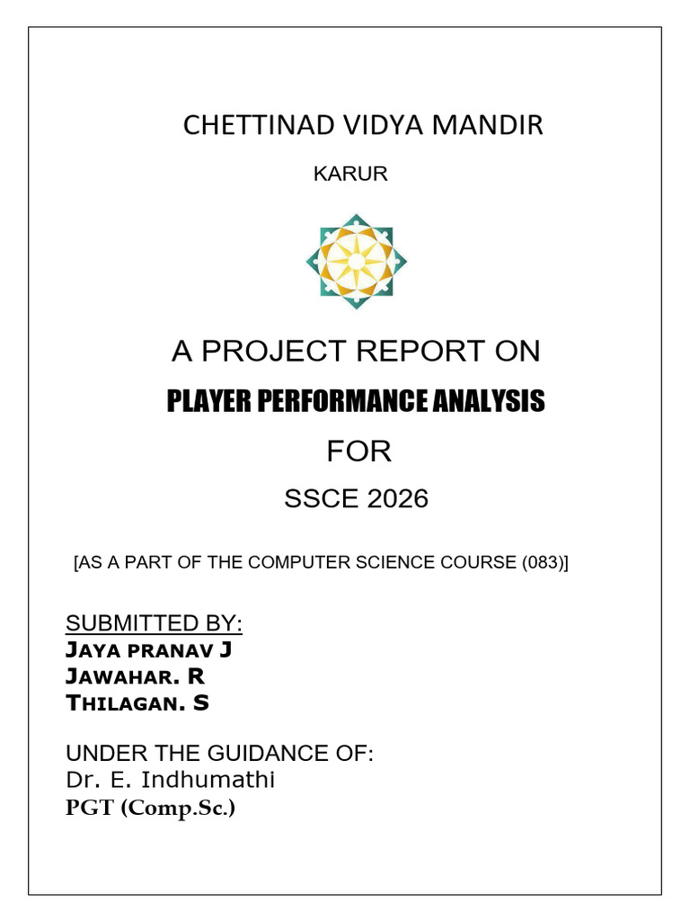 Player Performance Analysis Project | PDF | Python (Programming ...