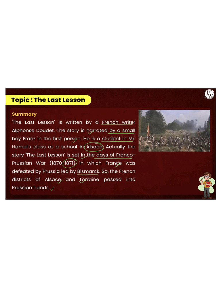 Last Lesson | PDF