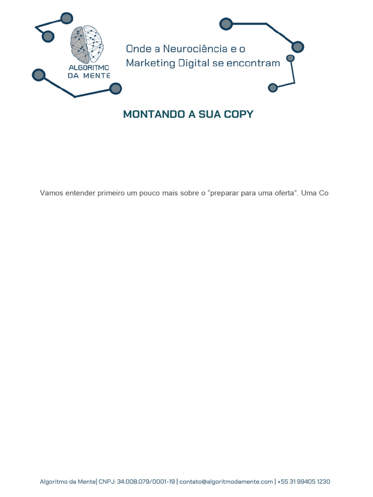 5 Templates de Copy para Vendas Eficazes | PDF | Tempo | Algoritmos