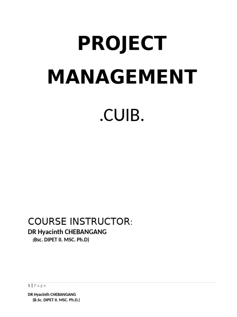 Project Management Fundamentals Guide | PDF | Project Management ...
