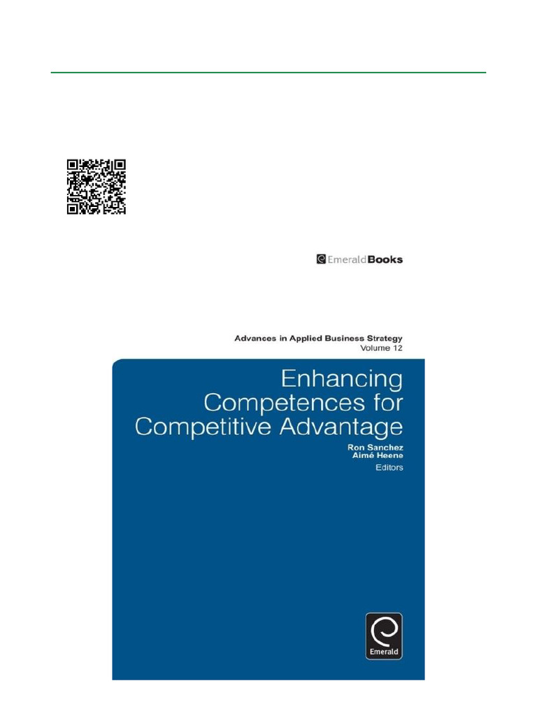 Enhancing Competences for Competitive Advantage ISBN 9781848558762