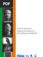 81052493 Anais Da II Jornada Regional de Pesquisa Na Pos Graduacao Em Filosofia