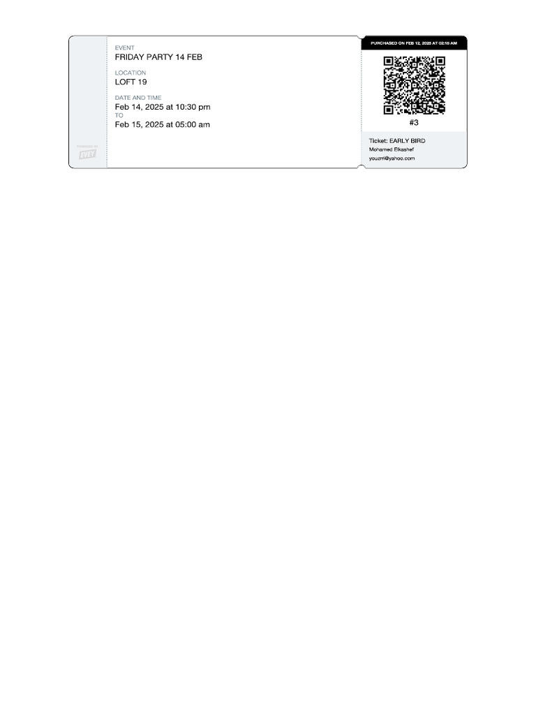 Ticket | PDF