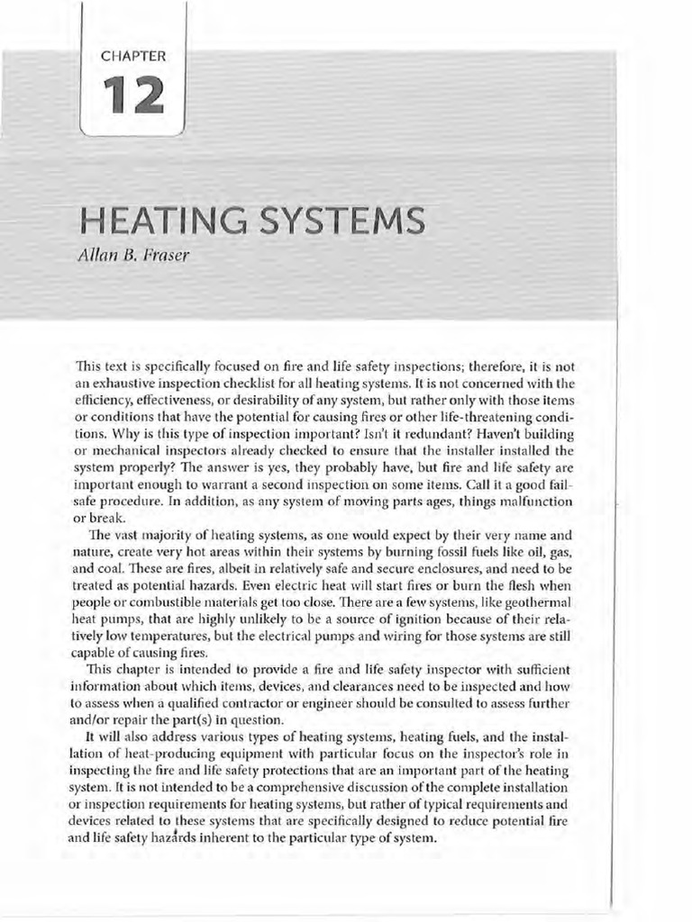 Fire Safety in Heating Systems | PDF | Liquefied Petroleum Gas | Chimney