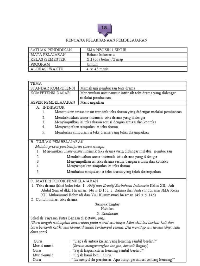 Rpp Semester Genap