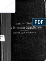 An Introductory New Testament Greek Method. Together With A Manual, Containing Text and Vocabulary of Gospel of John - Harper 1897