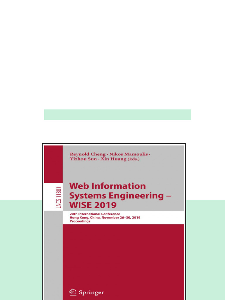 Web Information Systems Engineering Wise 2019 20th International ...