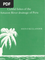 KULLANDER, S. O. Cichlid Fishes of The Amazon River Drainage of Peru. Stockholm, Sweden: Swedish Museum of Natural History, 1986. 431