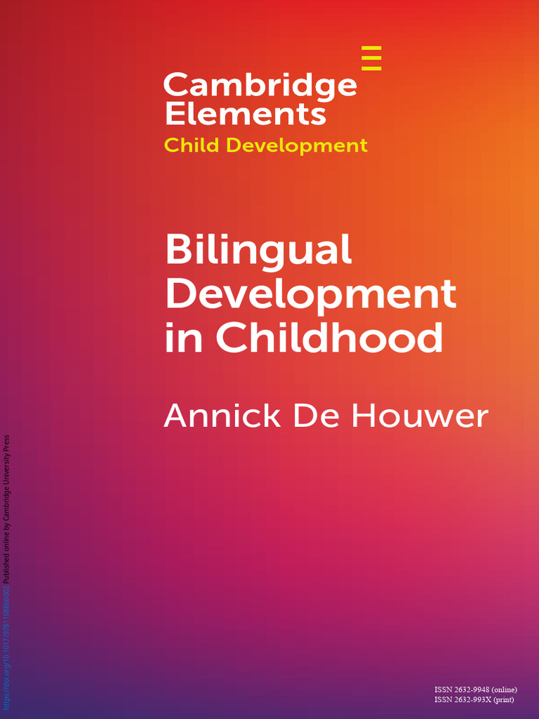 Bilingual Development in Early Childhood | PDF | Multilingualism ...