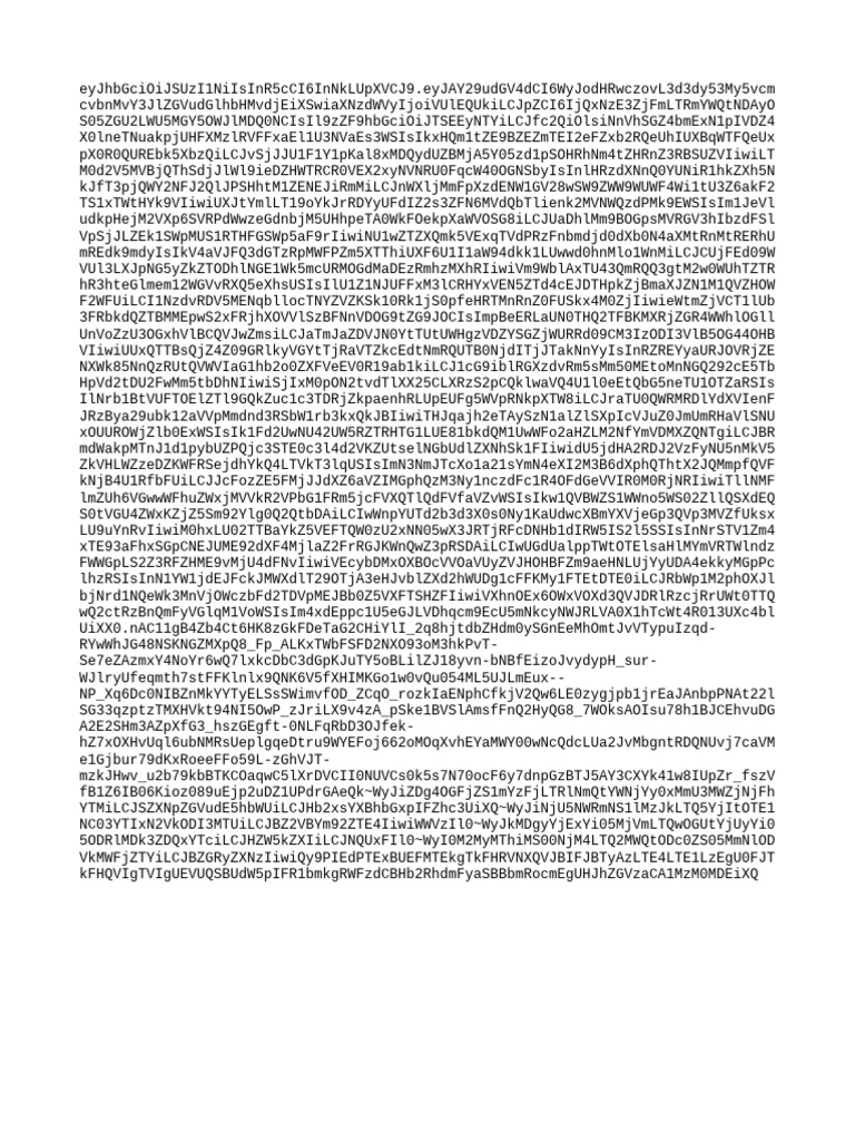 JWT Token Structure and Details | PDF
