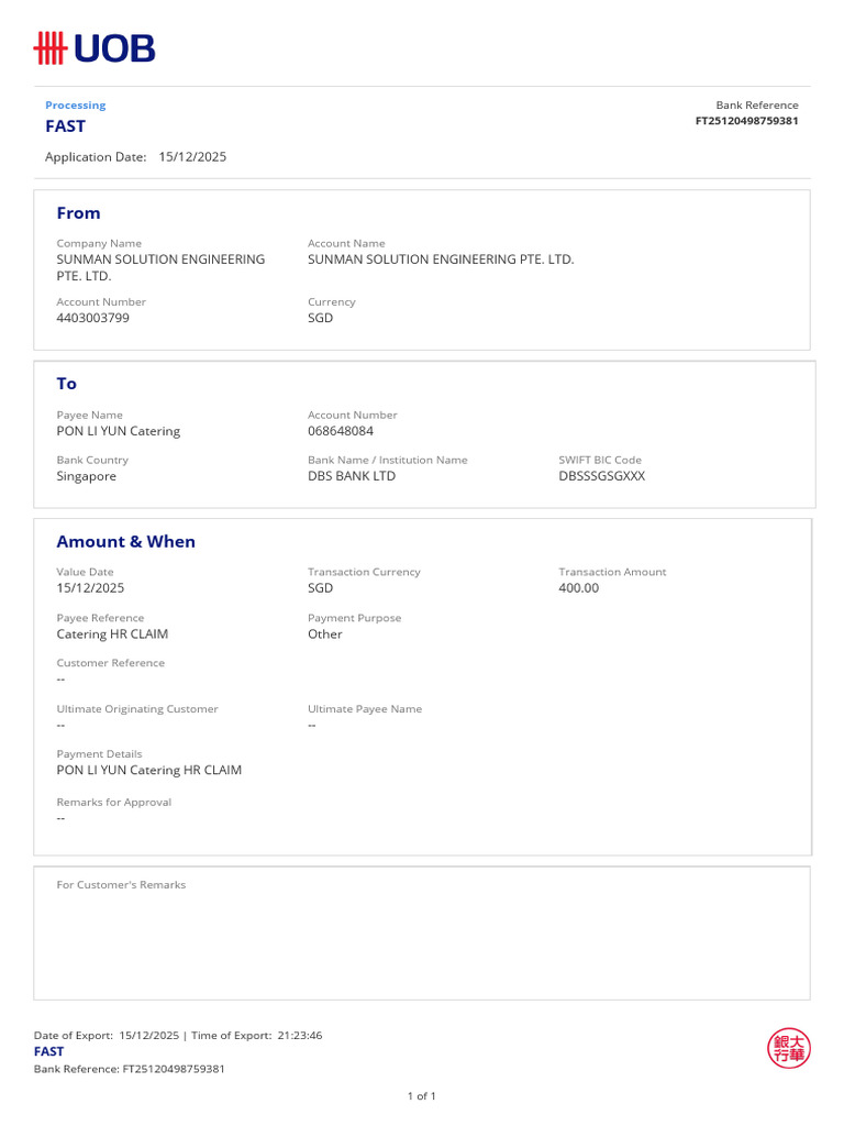 Catering for Kobir | PDF