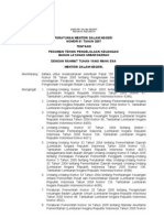 Permendagri No.61 2007