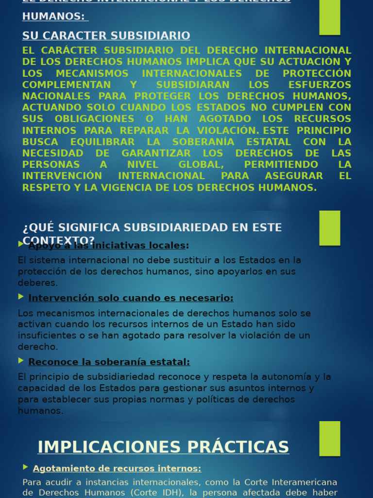 EL DERECHO INTERNACIONAL Y LOS DERECHOS HUMANOS (1) | PDF | Ley ...