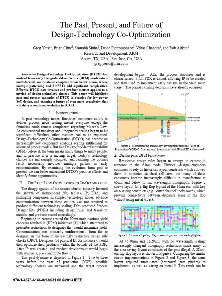 Design-Technology Co-Optimization Insights | PDF | Semiconductor Device ...
