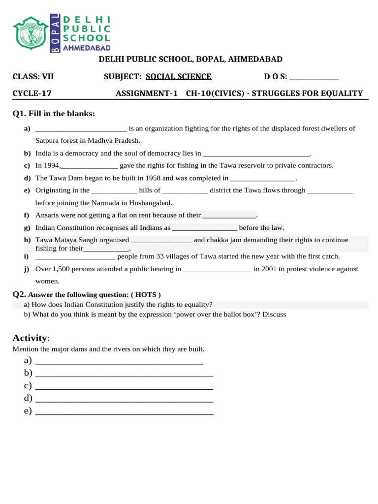CL 7 Cycle 17 Assignment | PDF
