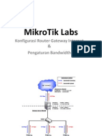 MikroTik Labs - Jobsheet MikroTik