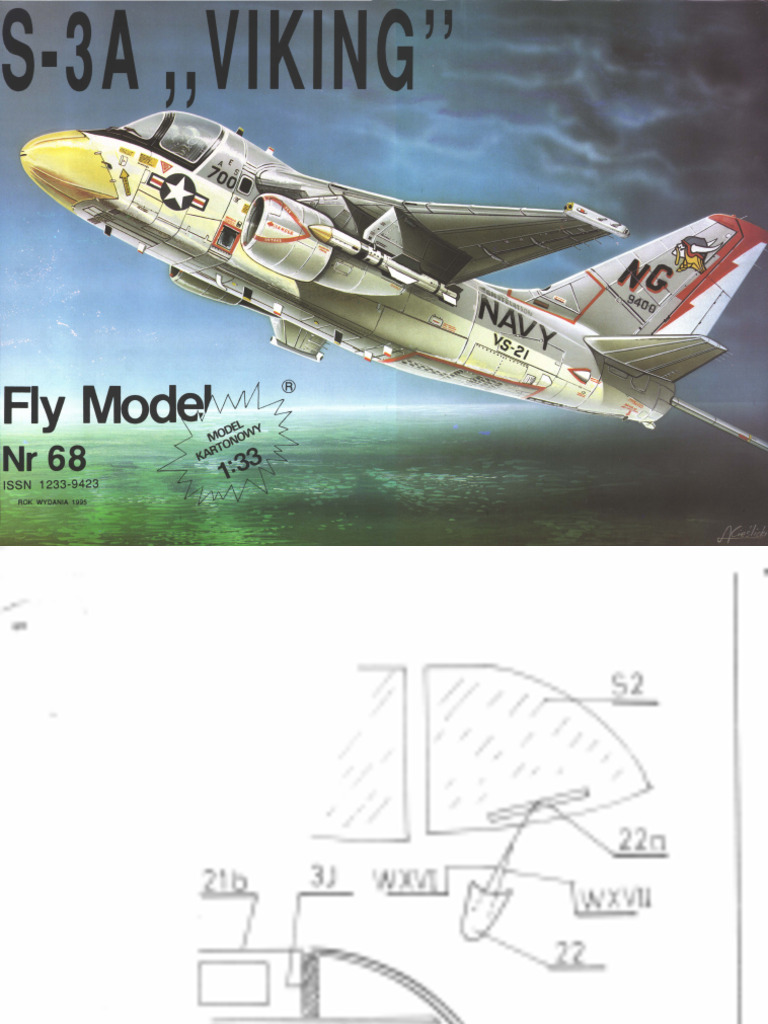 (Papermodels@Emule) (Fly Model 068) - S-3A Viking | PDF