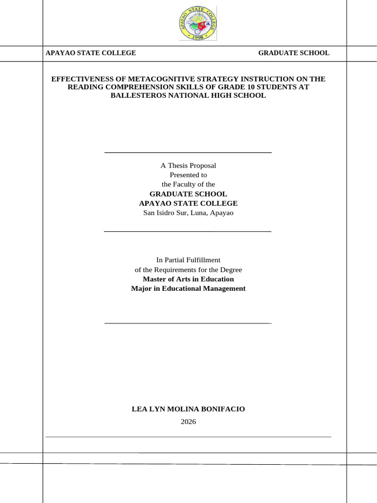 Metacognitive Strategies for Reading Skills | PDF | Reading ...