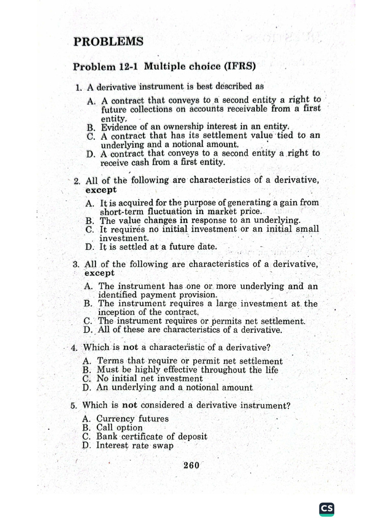 Exercises CH 12 | PDF