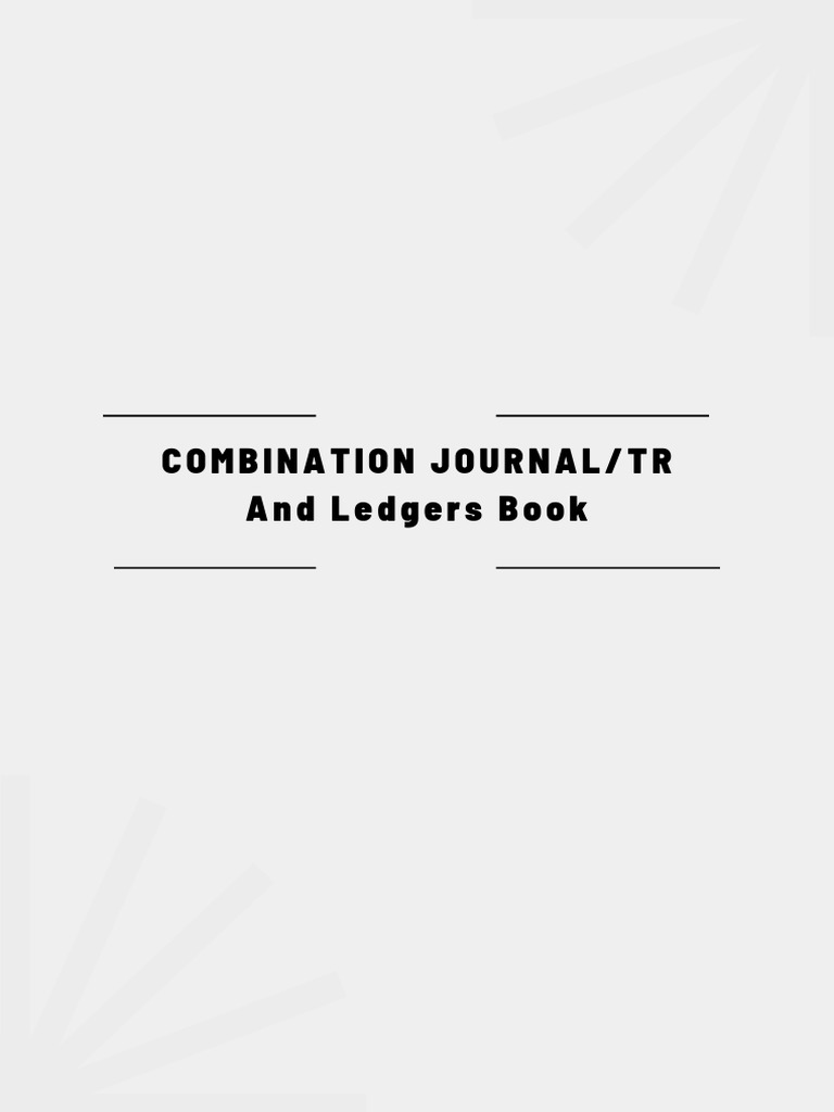 Combination Journal | PDF