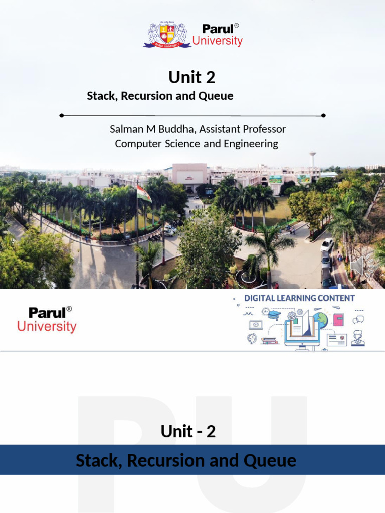 Unit 2 | PDF | Queue (Abstract Data Type) | Computer Programming