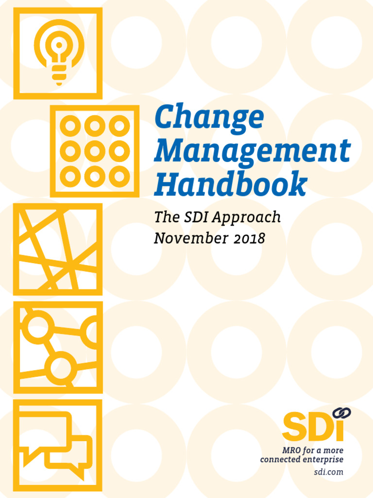 1118 Sdi Change Mgmt Manual v11 | PDF | Change Management | Leadership