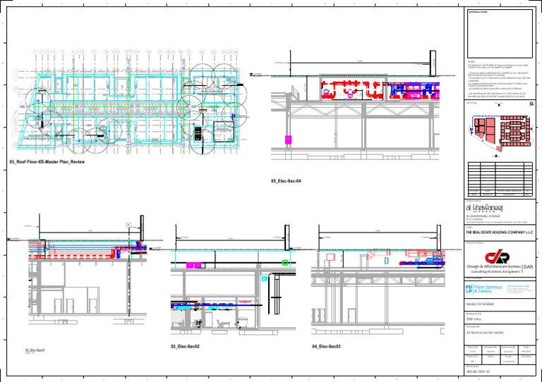 Air Terminal Section Details for Dubai Project | PDF | Engineering ...