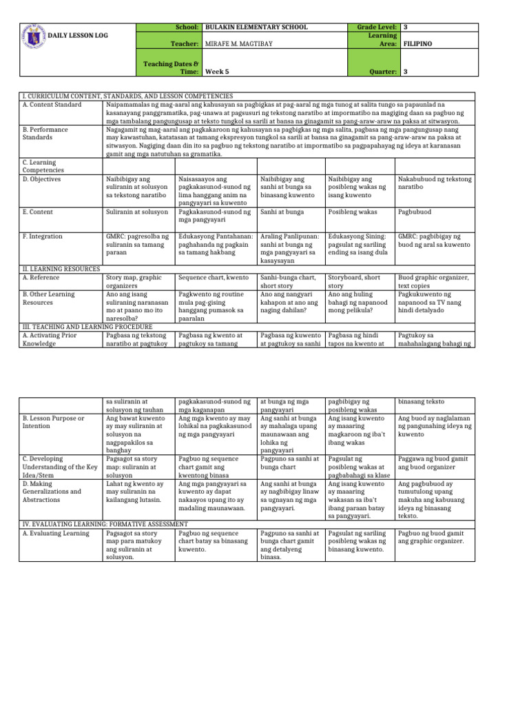 DLP Competency #5 | PDF