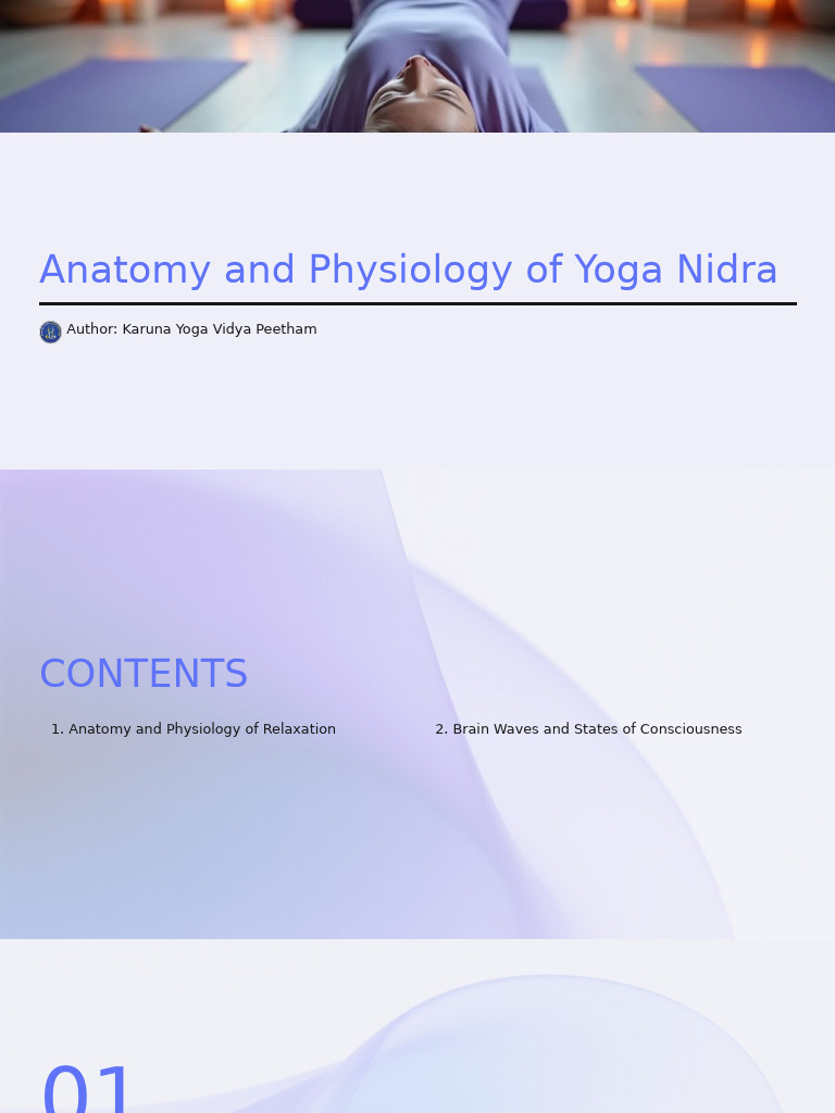 Anatomy and Physiology of Yoga Nidra | PDF | Relaxation (Psychology ...