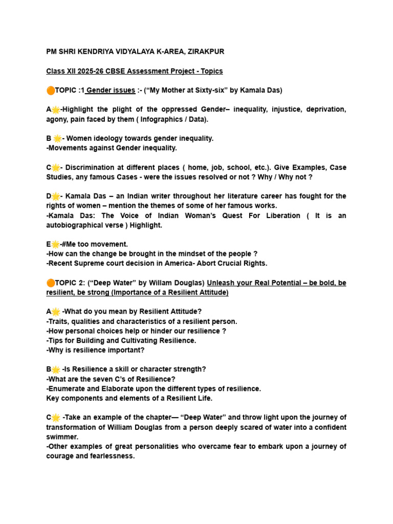 Class XII CBSE Project Topics Overview | PDF | Wildlife | Human Migration