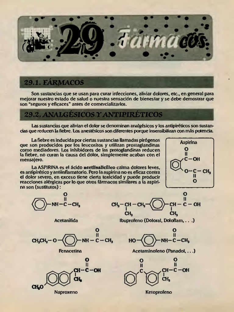 FARMACOS Libro de Química de RACSO Nivel Preuniversitario | PDF