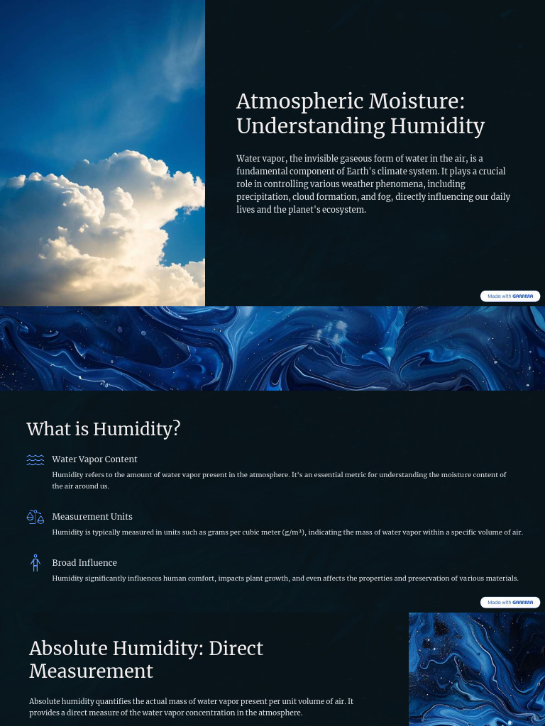 Understanding Atmospheric Humidity | PDF | Humidity | Precipitation