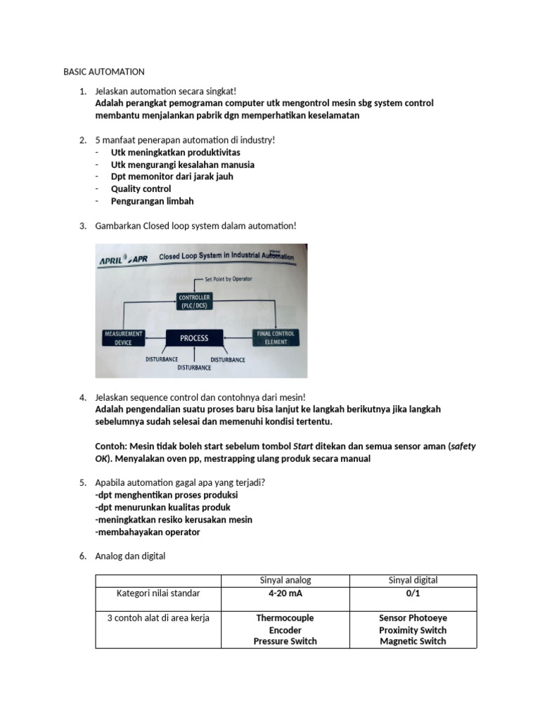 Basic Automation | PDF