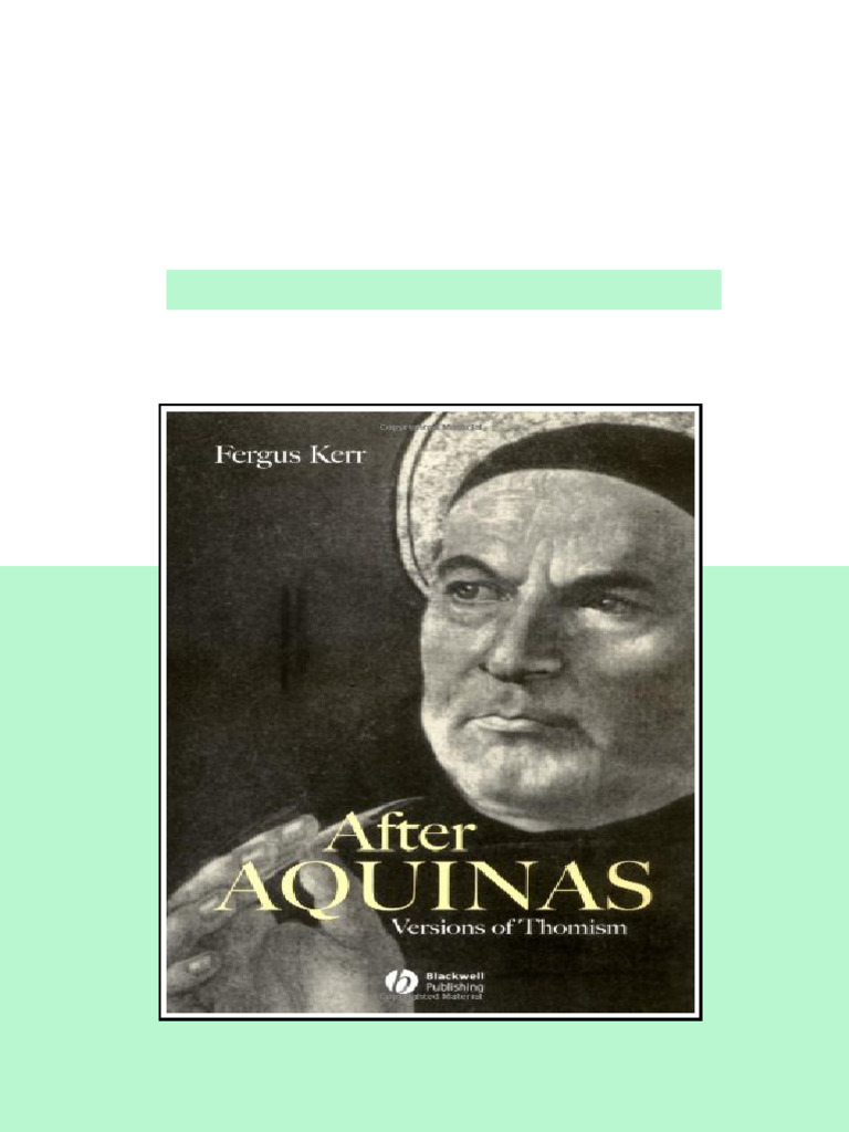 4826872 | PDF | Thomism
