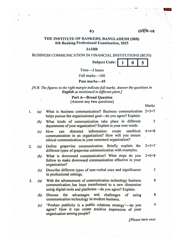 17617110856th BPE - BCFI 105 | PDF