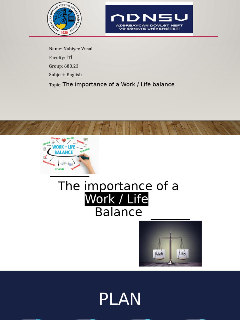 Work/Life Balance: Importance & Benefits | PDF | Behavioural Sciences ...