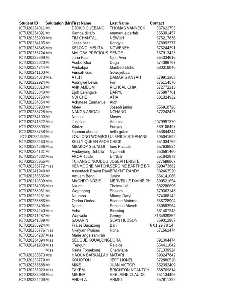 Student ID and Assessment Records | PDF