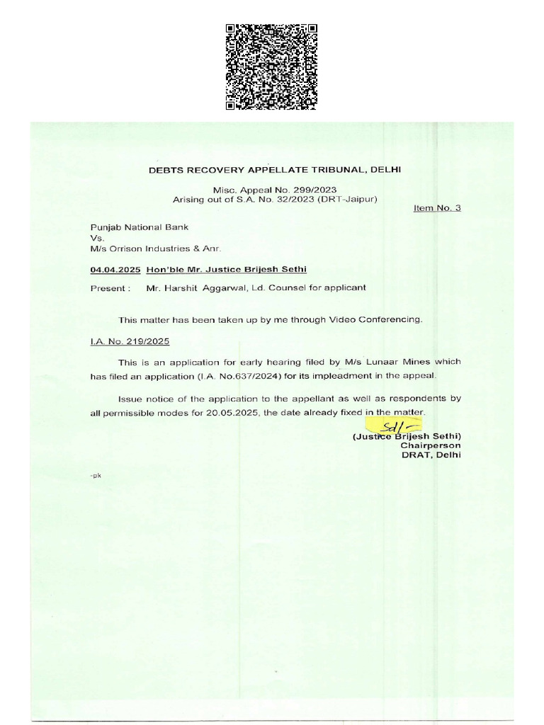 Order Dated 04.04.2025 | PDF