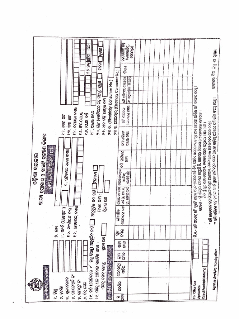 Electricity Consumer Application Form | PDF