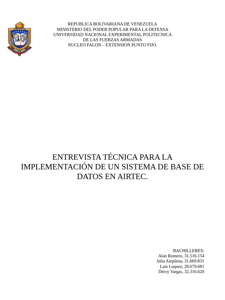 Análisis de Sistemas Alan Luis Deivy Julia | PDF | Bases de datos ...