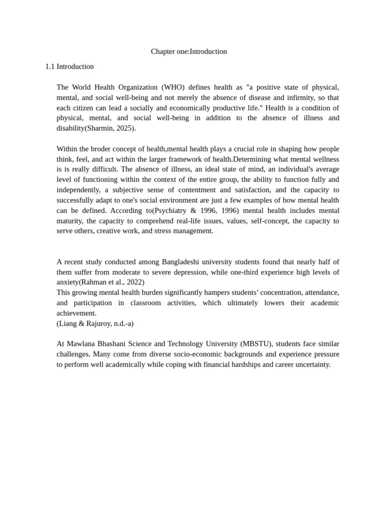 Mental Health Challenges in University Students | PDF | Mental Health ...