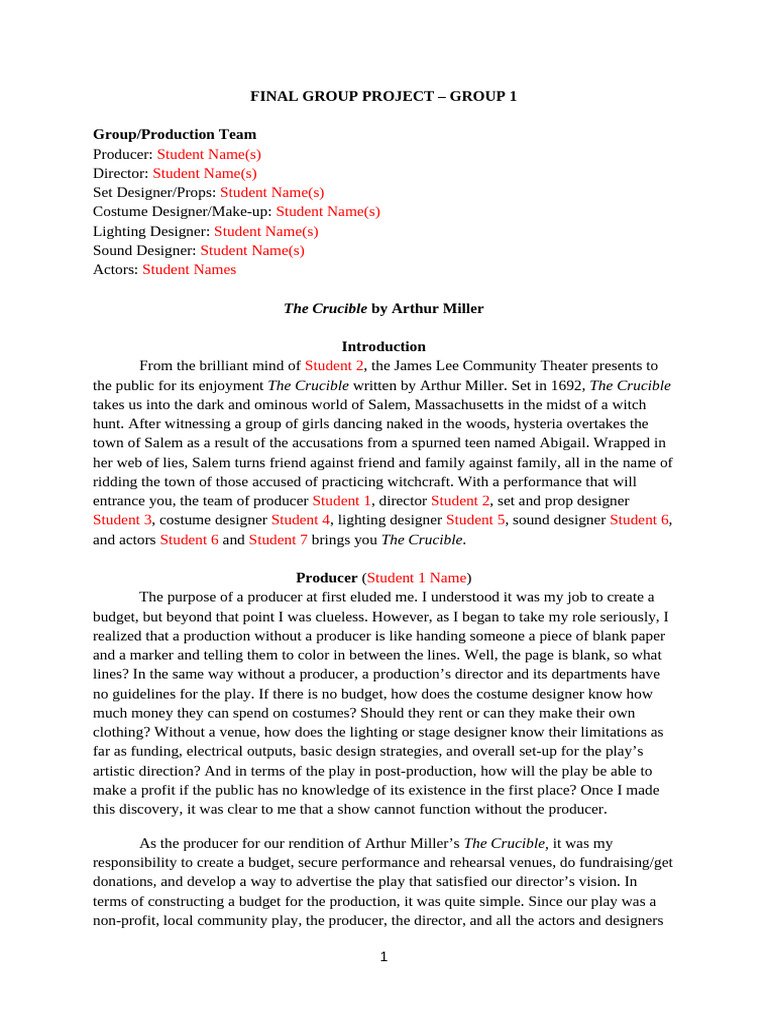 CST130 - Final Group Project Example | PDF
