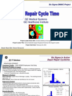 Depot Repair Cycle Time Six Sigma Case Study